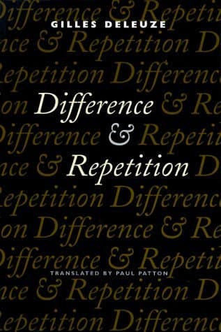 Difference and Repetition book cover