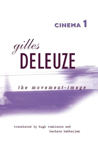 Cinema 1: The Movement-Image book cover