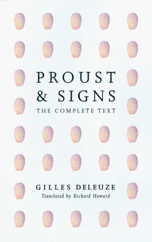 Proust and Signs: The Complete Text book cover