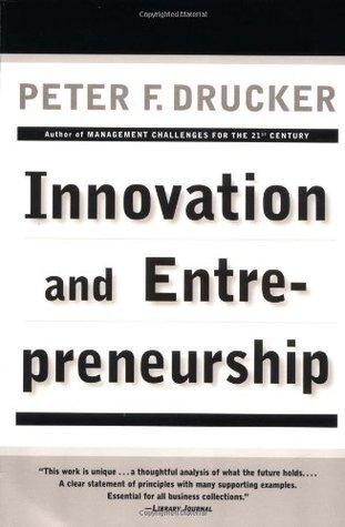 Innovation and Entrepreneurship book cover