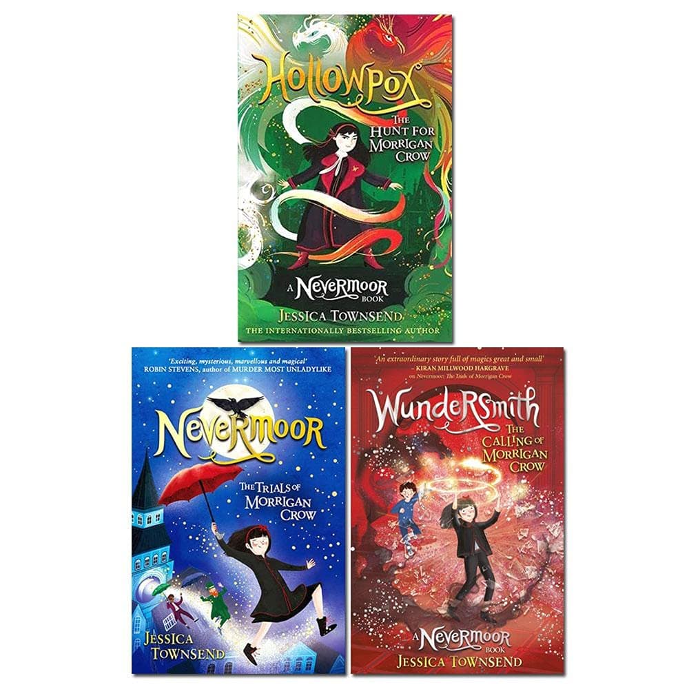Nevermoor / Wundersmith / Hollowpox book cover