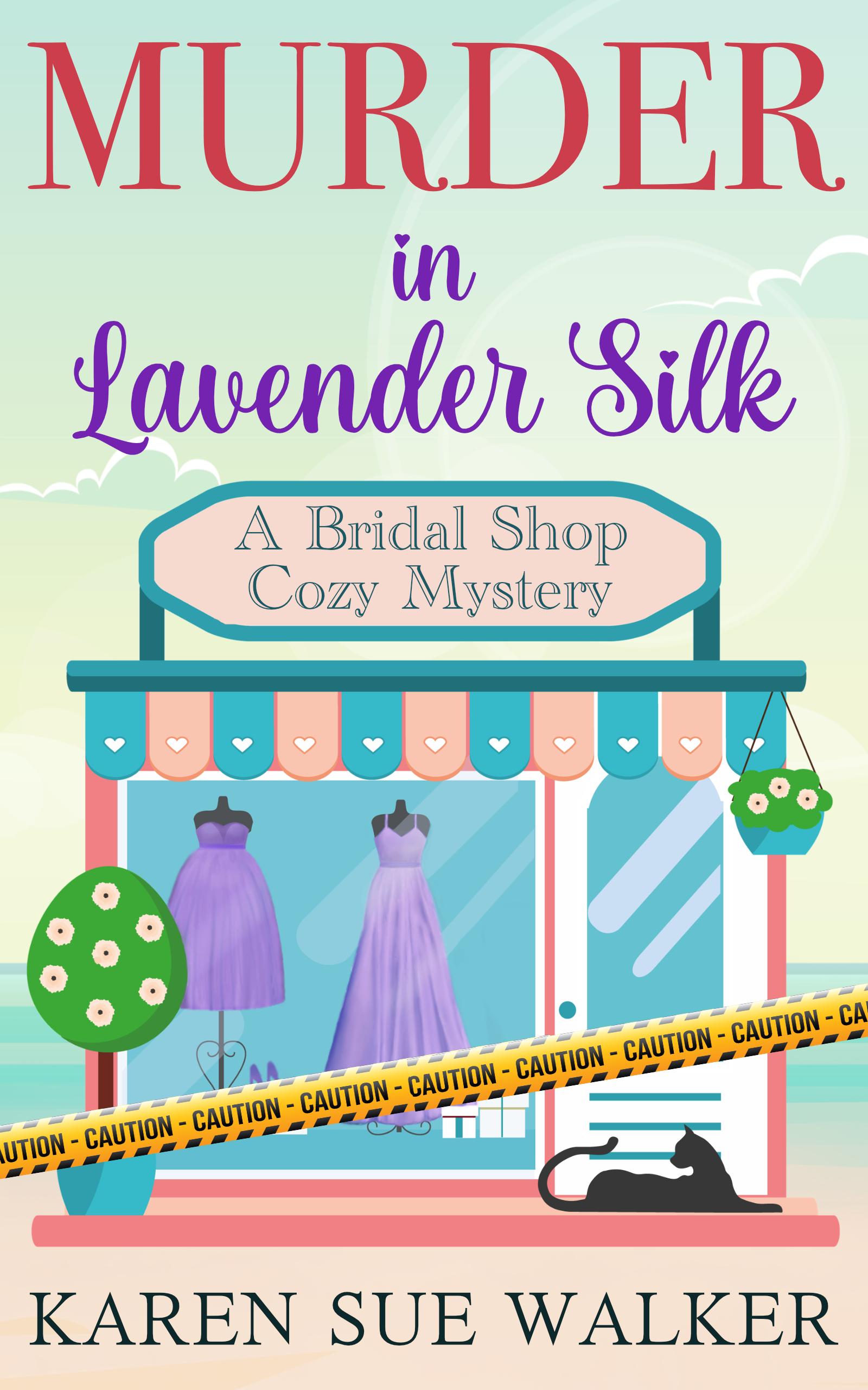 Murder in Lavender Silk book cover