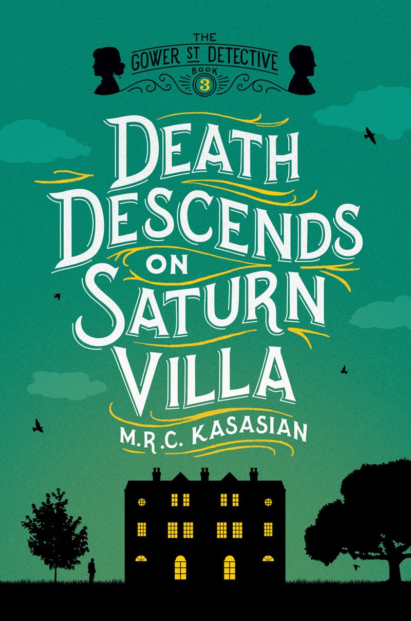 Death Descends on Saturn Villa book cover