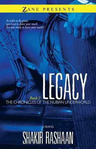 Legacy: Book Two of the Chronicles of the Nubian Underworld book cover