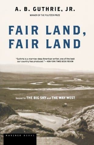 Fair Land, Fair Land book cover