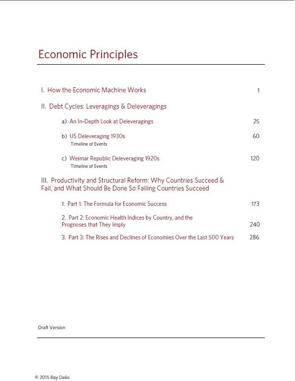 How the Economic Machine Works book cover