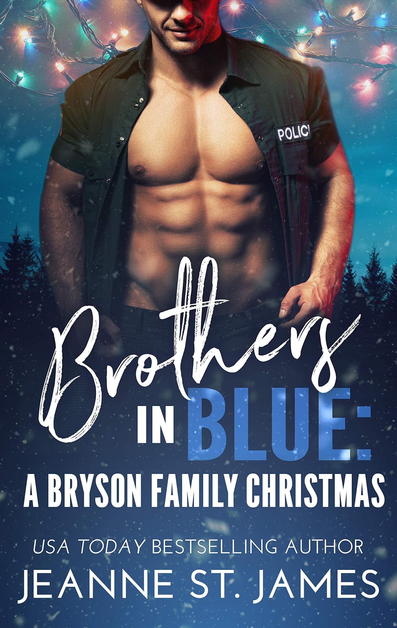 Brothers in Blue: A Bryson Family Christmas book cover
