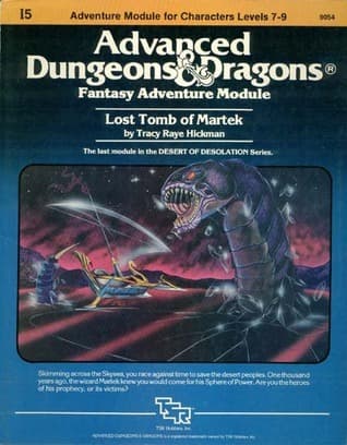 Lost Tomb of Martek book cover