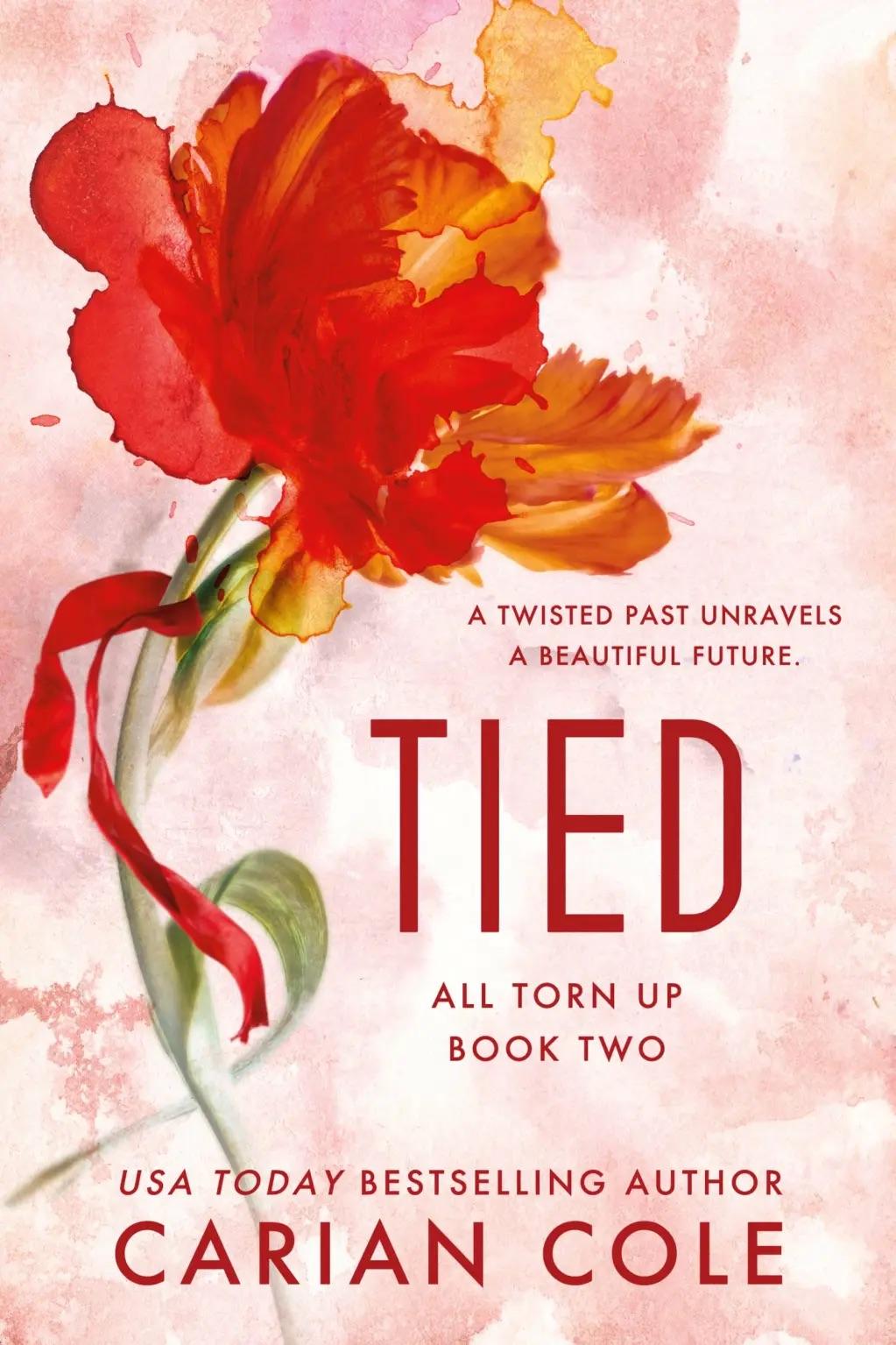 Tied book cover