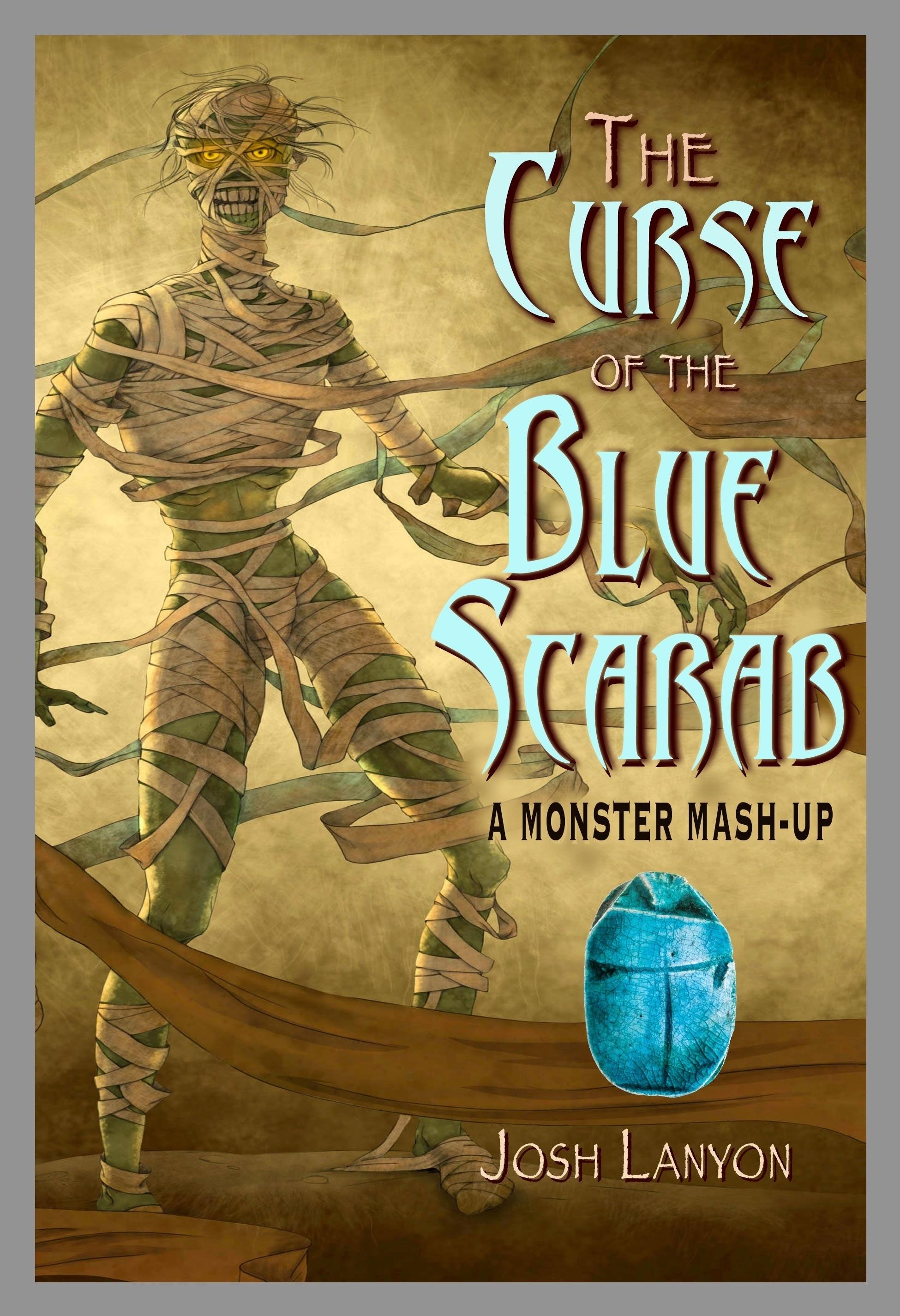 The Curse of the Blue Scarab book cover
