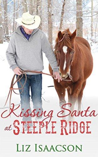 Kissing Santa at Steeple Ridge
