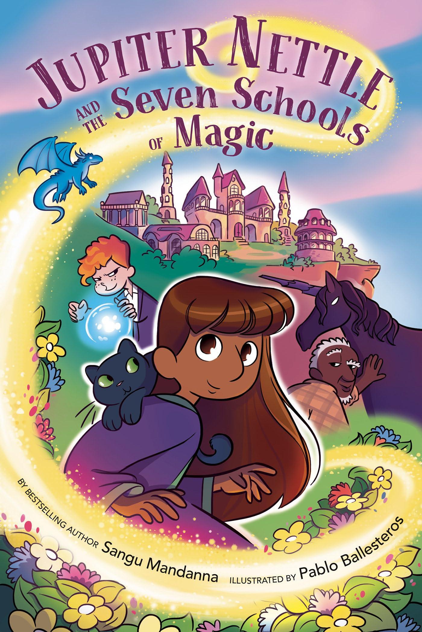 Jupiter Nettle and the Seven Schools of Magic book cover