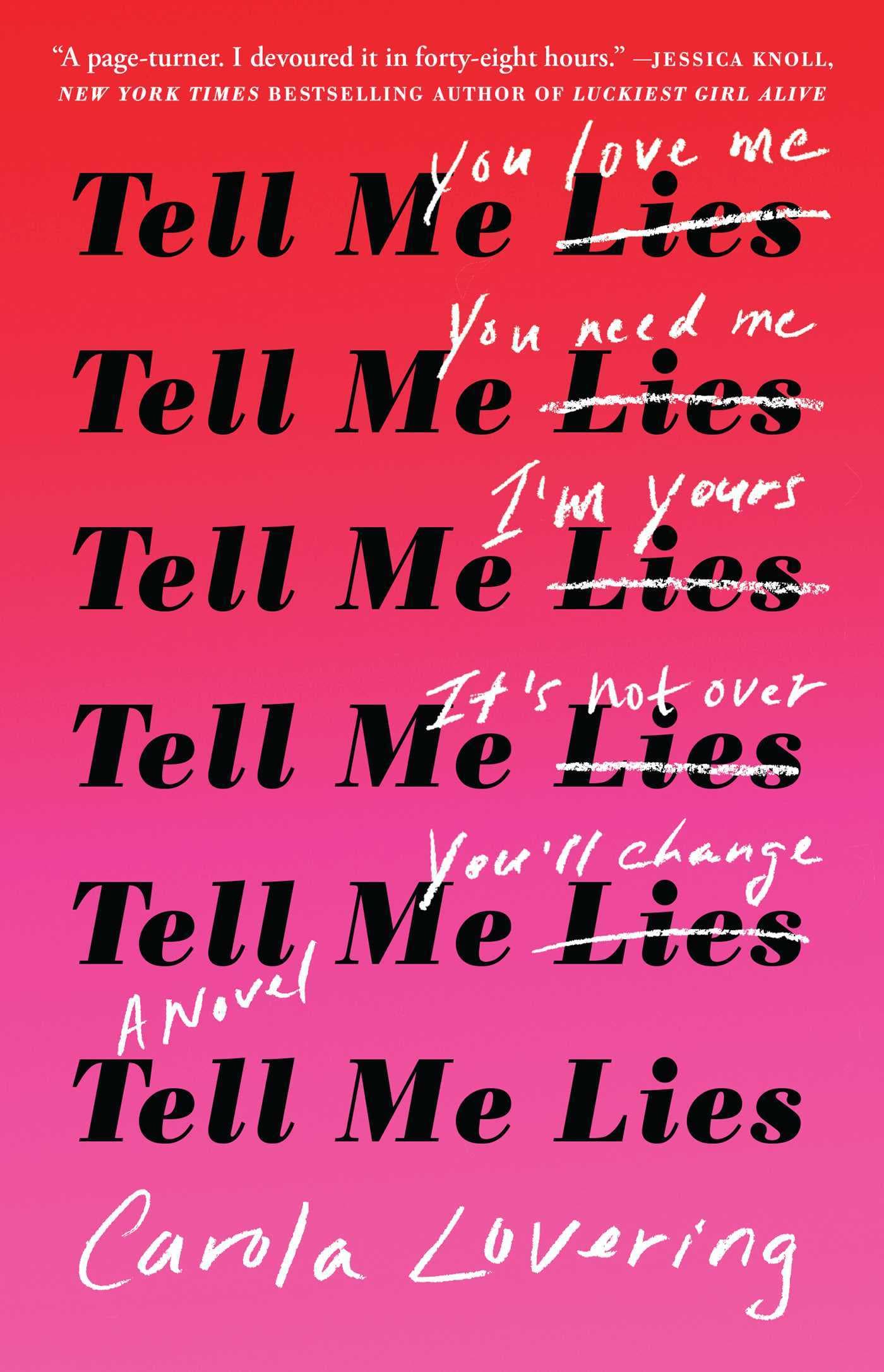 Tell Me Lies book cover