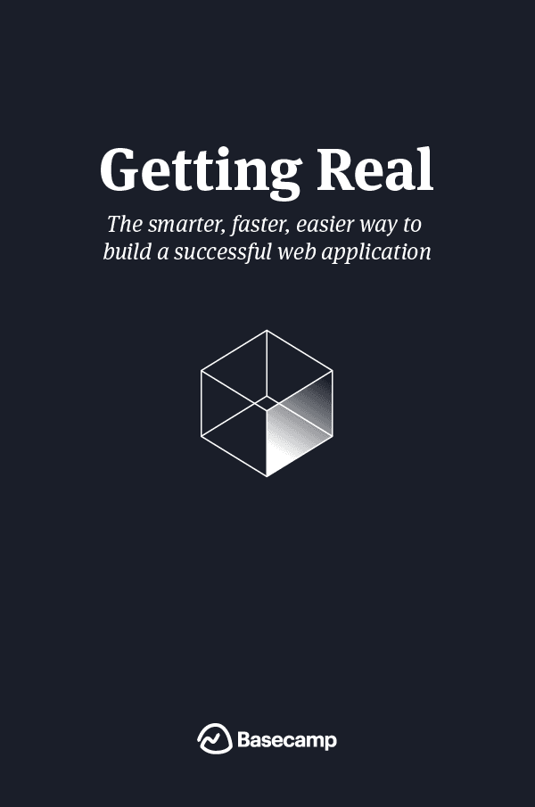 Getting Real book cover