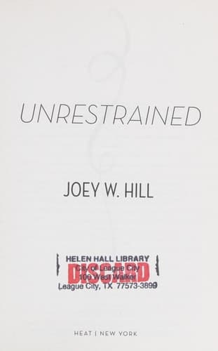 Unrestrained book cover