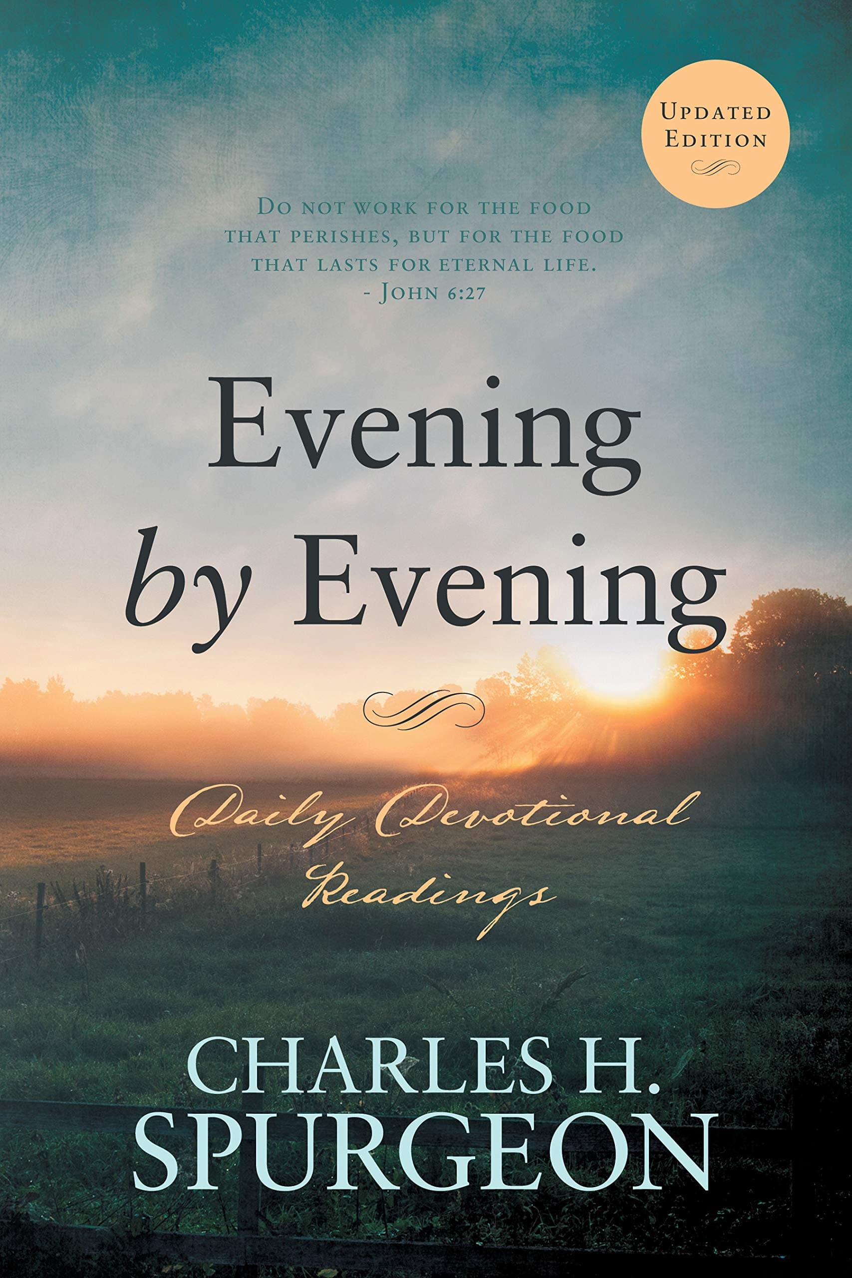 Evening by Evening: Daily Devotional Readings book cover