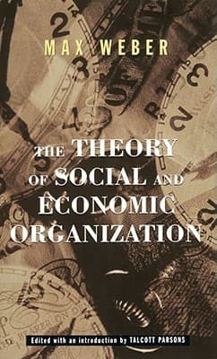 The Theory of Social and Economic Organization book cover