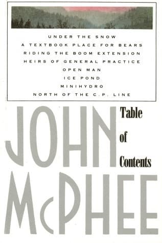 Table of Contents book cover