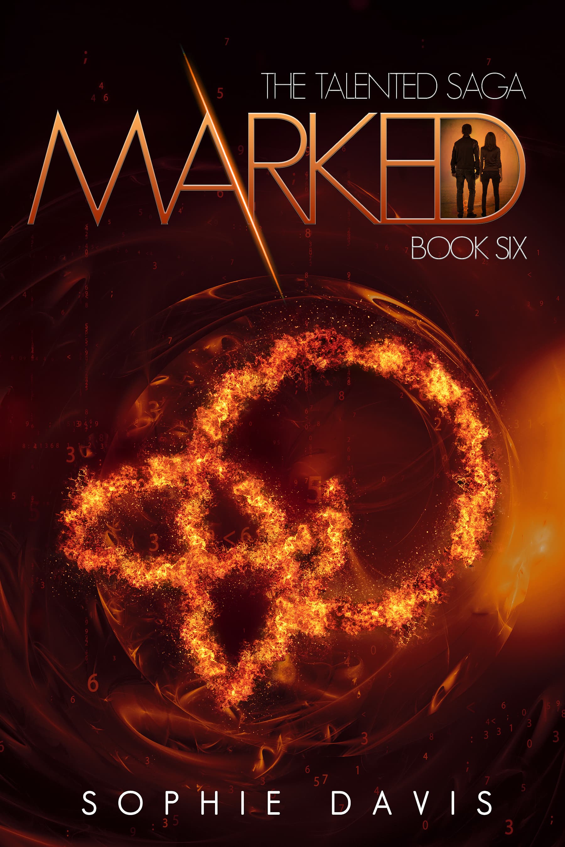 Marked book cover
