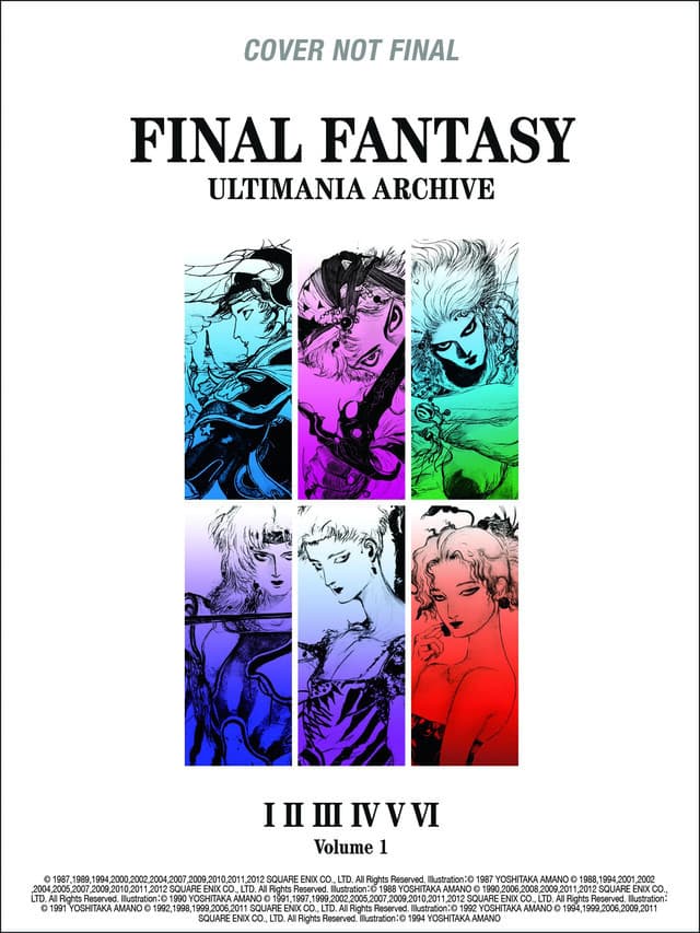 Final Fantasy Ultimania Archive Volume 1 book cover