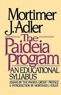 The Paideia Program book cover