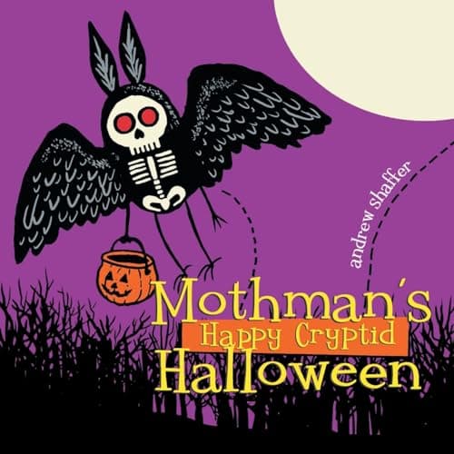 Mothman's Happy Cryptid Halloween book cover