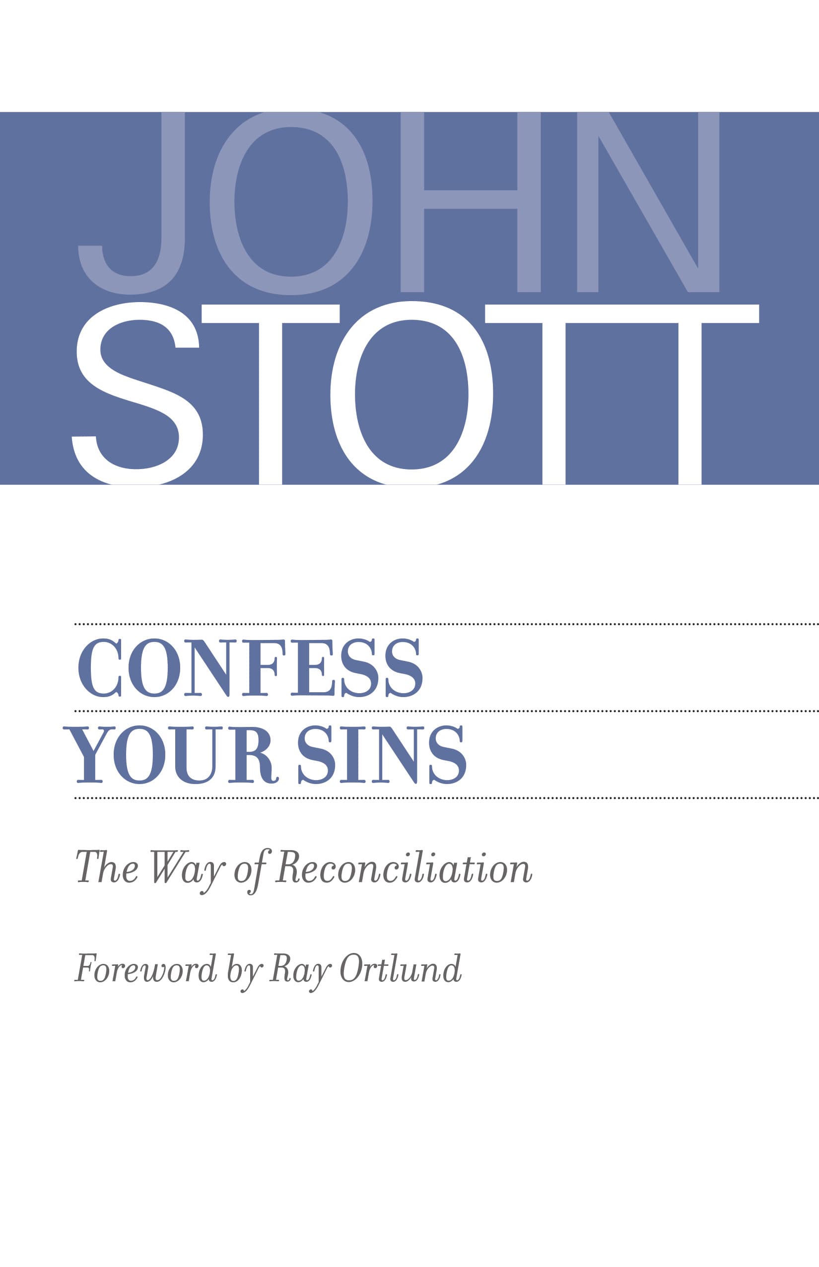 Confess Your Sins: The Way of Reconciliation book cover