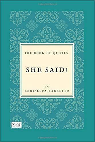 She Said!: The Book of Quotes book cover