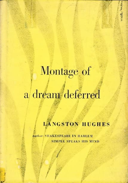Montage of a Dream Deferred book cover