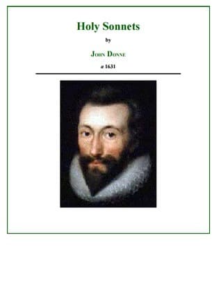Holy Sonnets book cover