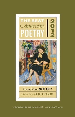 The Best American Poetry, 2012 book cover