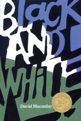 Black and White: A Caldecott Award Winner book cover