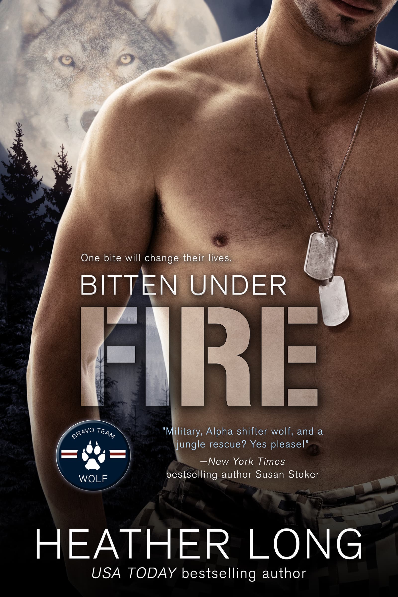 Bitten Under Fire book cover