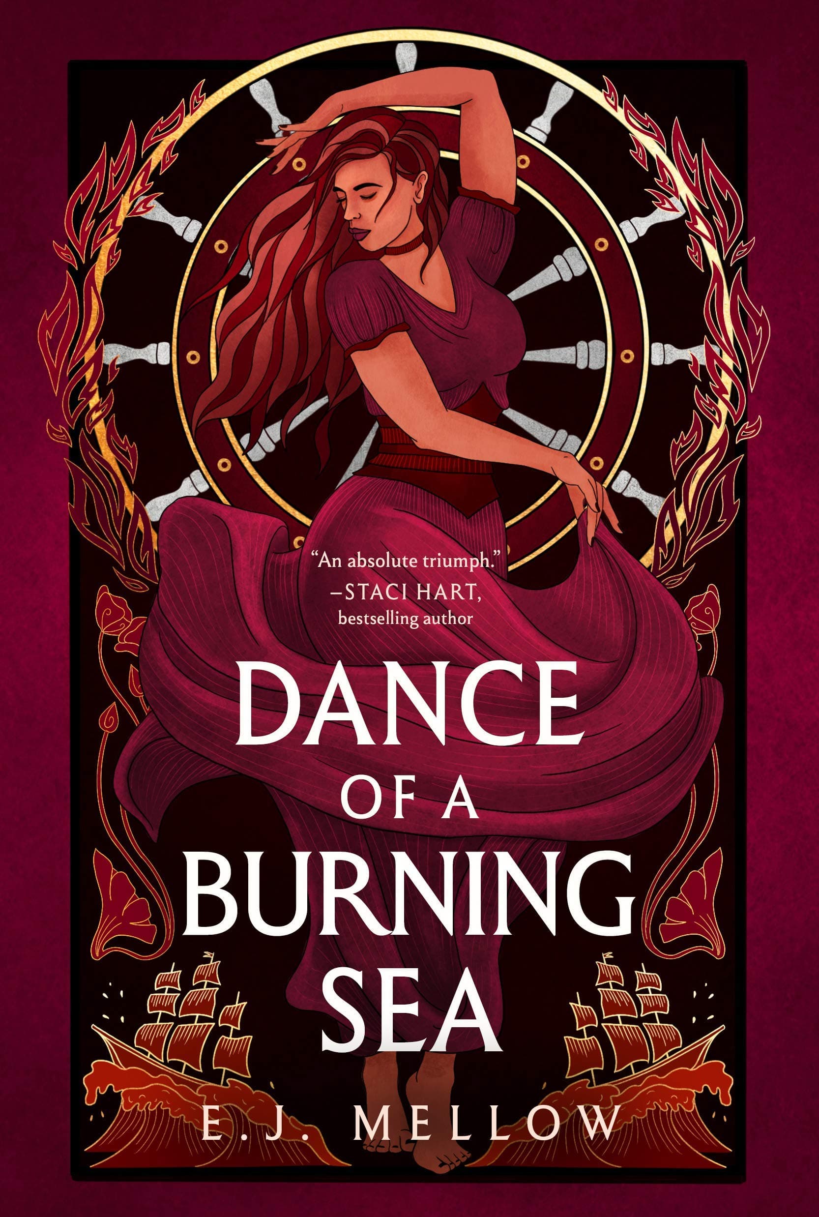 Dance of a Burning Sea book cover