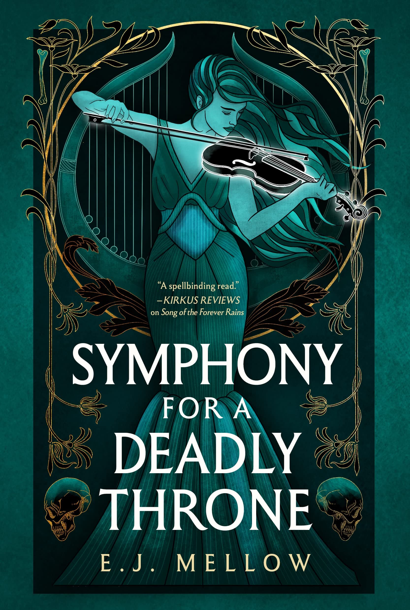 Symphony for a Deadly Throne book cover
