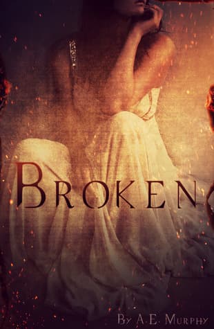 Broken book cover